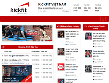 Tablet Screenshot of kickfitvietnam.com